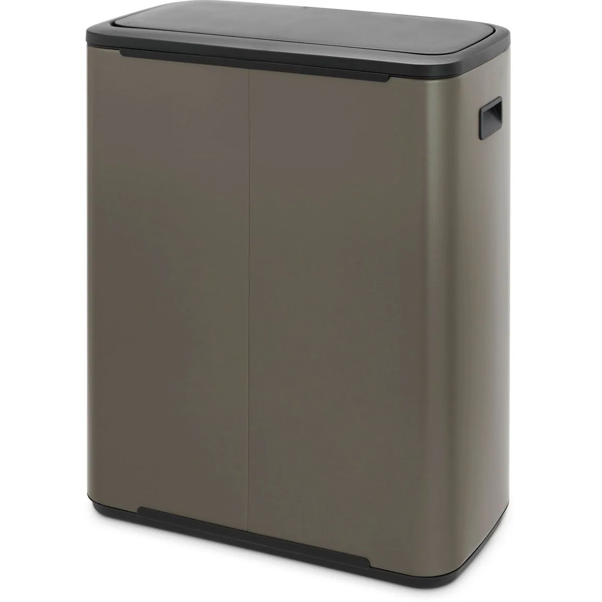 Brabantia Bo Touch Bin, 2 x 30L, Soft-Touch-Öffnungssystem, elegantes Design, einfache Mülltrennung, herausnehmbare Inneneimer 3