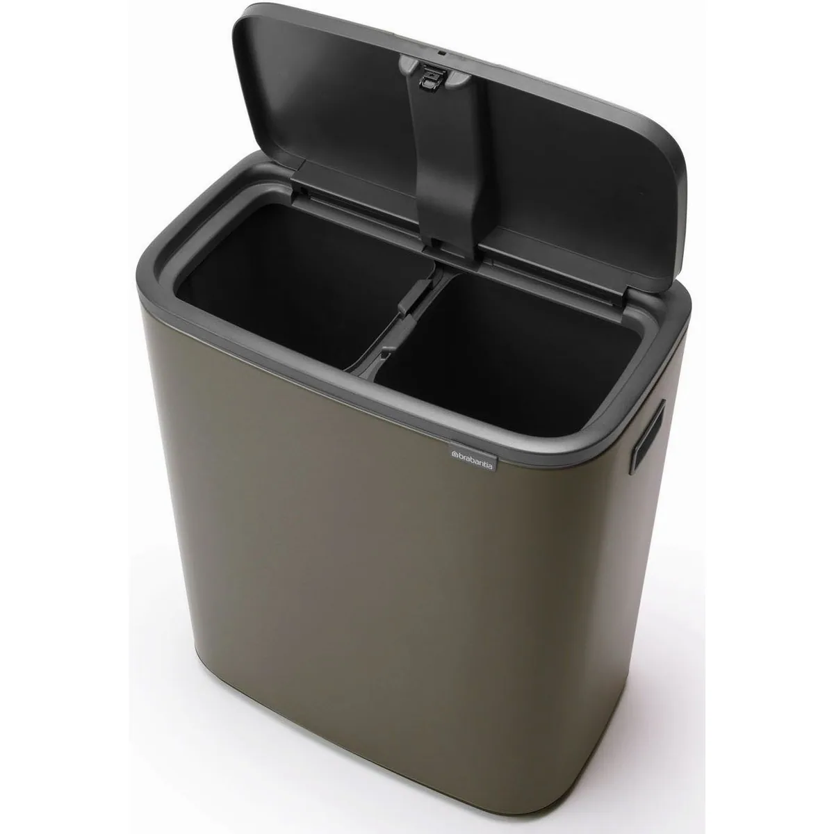 Brabantia Bo Touch Bin, 2 x 30L, Soft-Touch-Öffnungssystem, elegantes Design, einfache Mülltrennung, herausnehmbare Inneneimer 5