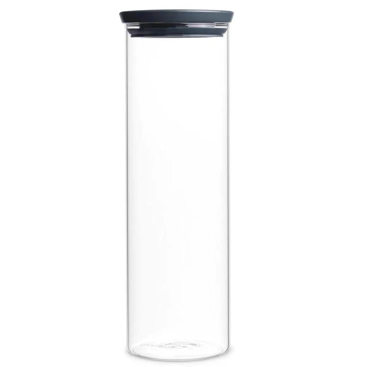Brabantia Glasbehälter 1,9 L, stapelbar, luftdicht verschließend, Mikrowellen- und spülmaschinenfest