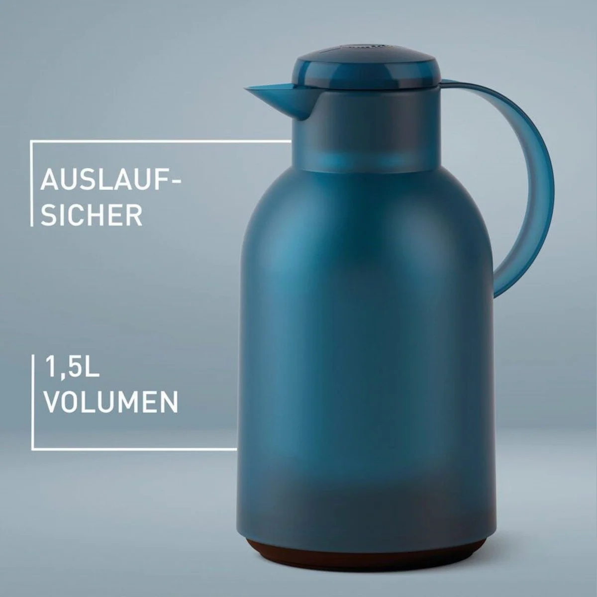 Emsa Samba Isolierkanne, 1,5 l XXL, zeitloses Design, 24h kalt, 12h warm 2
