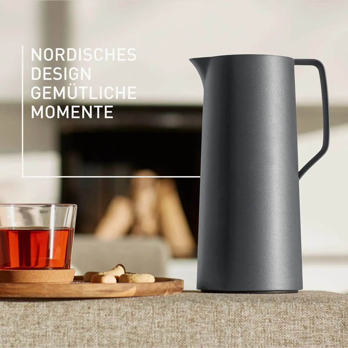 Emsa Motiva Isolierkanne, modernes Design, 100% auslaufsicher, 1 l 3