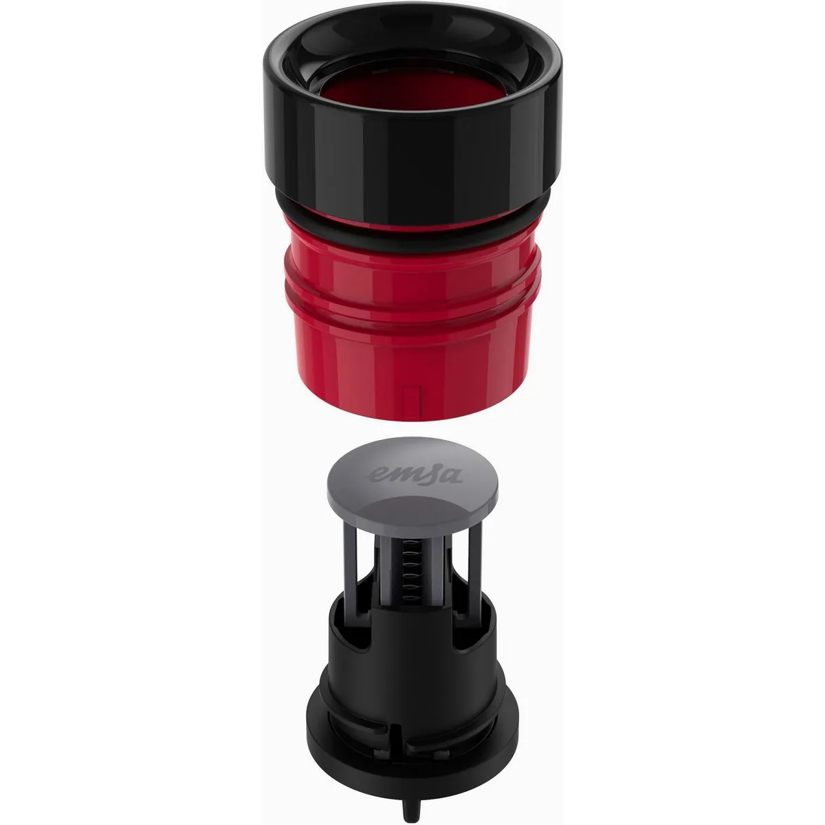 Emsa Bludrop Sleeve Trinkflasche, Edelstahl/Silikon, 12h warm/24h kühl, 100% auslaufsicher 4