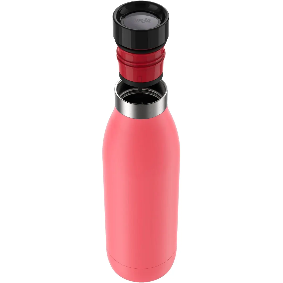 Emsa Bludrop Isolierflasche, Edelstahl, 360° Trinkgenuss, 12h warm/24h kühl 3
