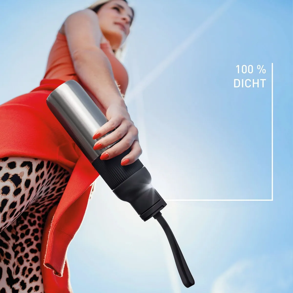 Emsa beYou Isolierflasche, Flip-Verschluss, 100% dicht, spülmaschinengeeignet 3