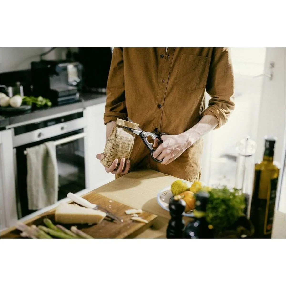Fiskars Functional Form Küchenschere, rostfreier Stahl, ergonomische Griffe