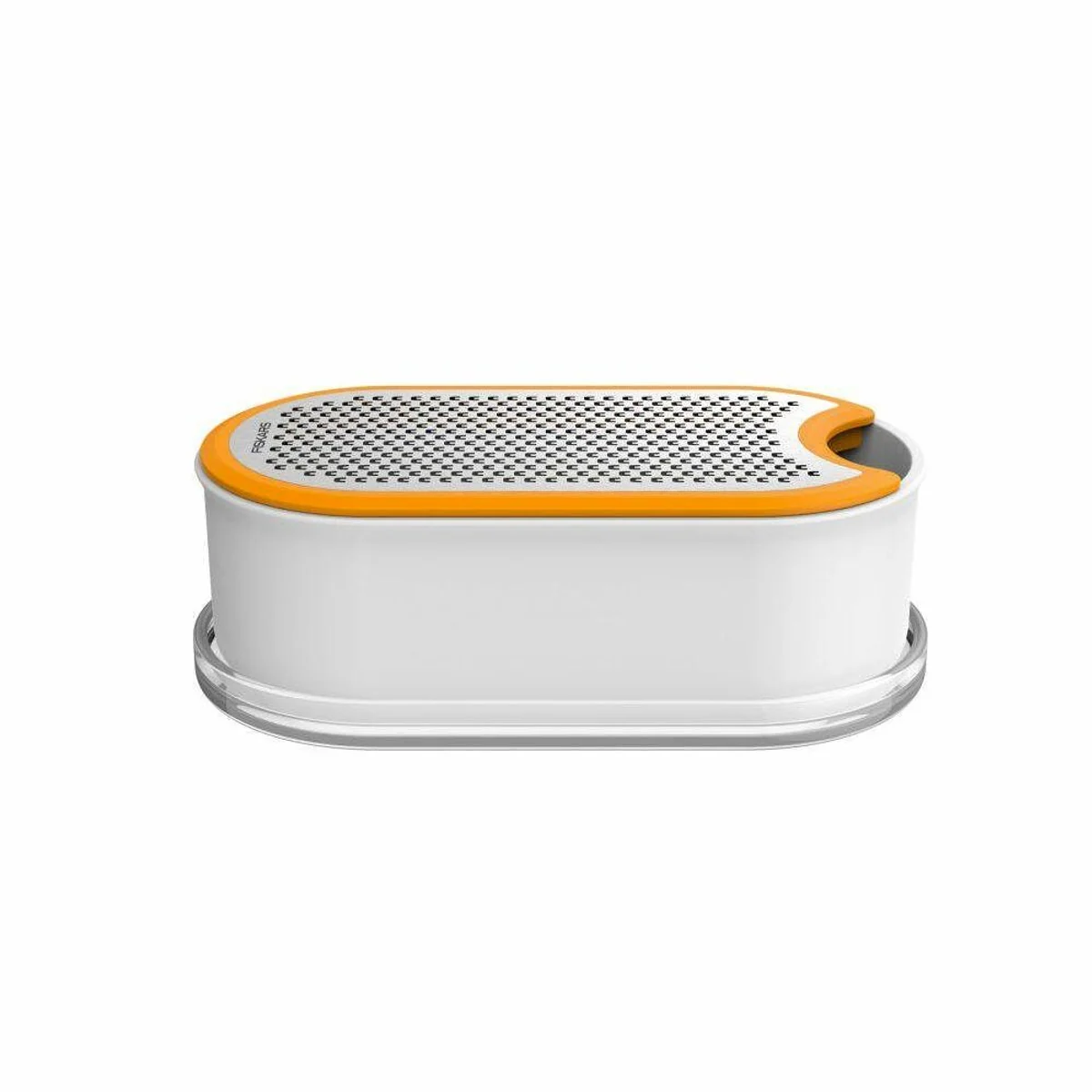 Fiskars Küchenreibe Functional Form, handlich mit Behälter, 17 cm