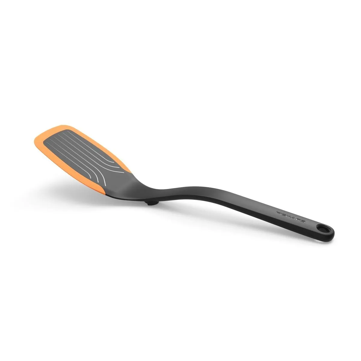 Fiskars Pfannenwender Functional Form, Silikonkante, integrierte Ablage