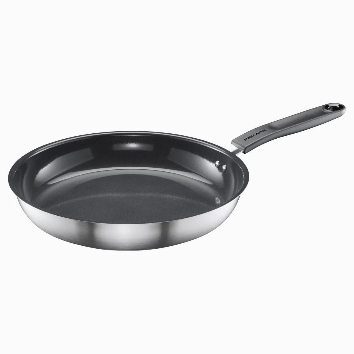 Fiskars Bratpfanne Functional Form, keramische Antihaftbeschichtung, 28 cm — energieeffizient, spülmaschinenfest, für alle Herdarten