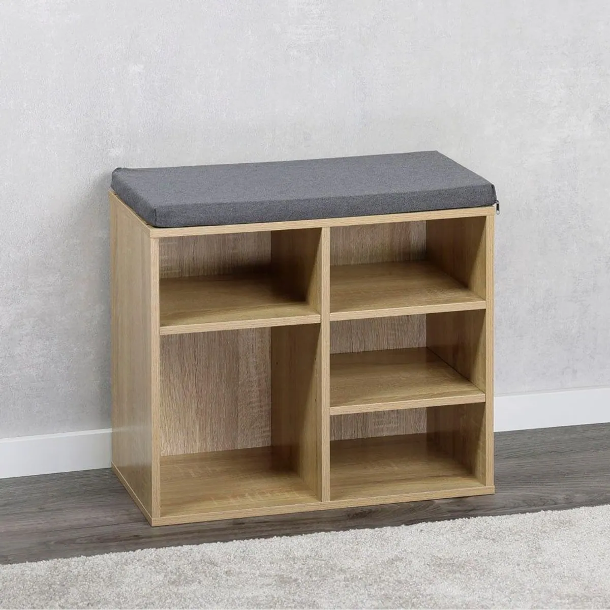 Kesper Schuhschrank mit Sitzkissen, flexible Einlegeböden, FSC-zertifiziert 2