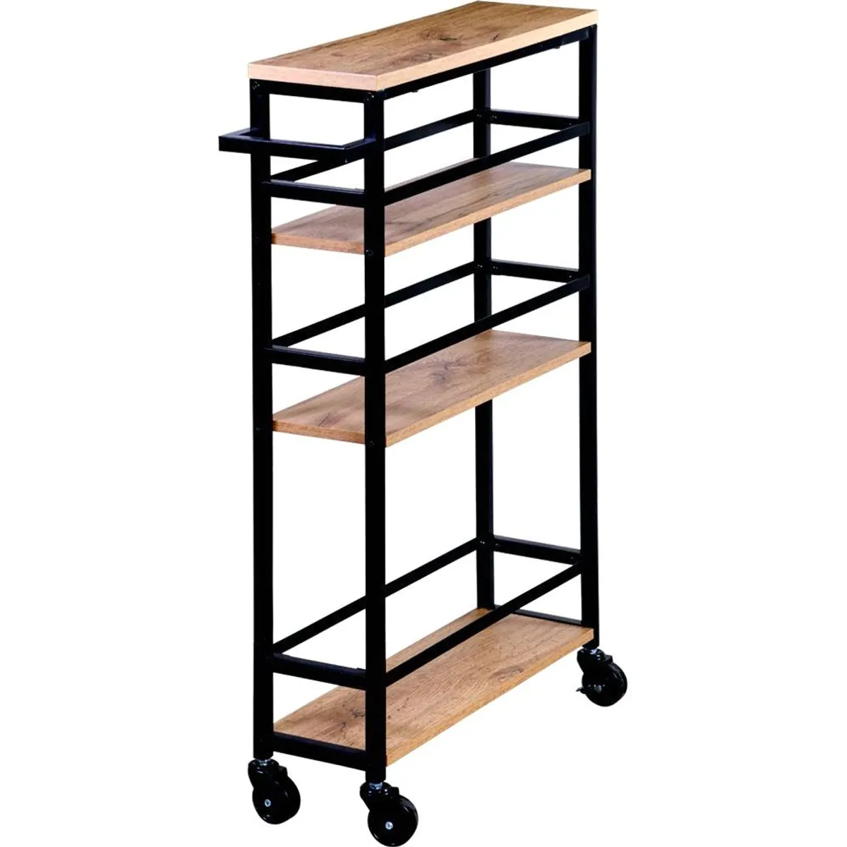 Kesper Nischenwagen, stabil und flexibel, 4 Rollen — ideal für Küche, Bad und Büro 2