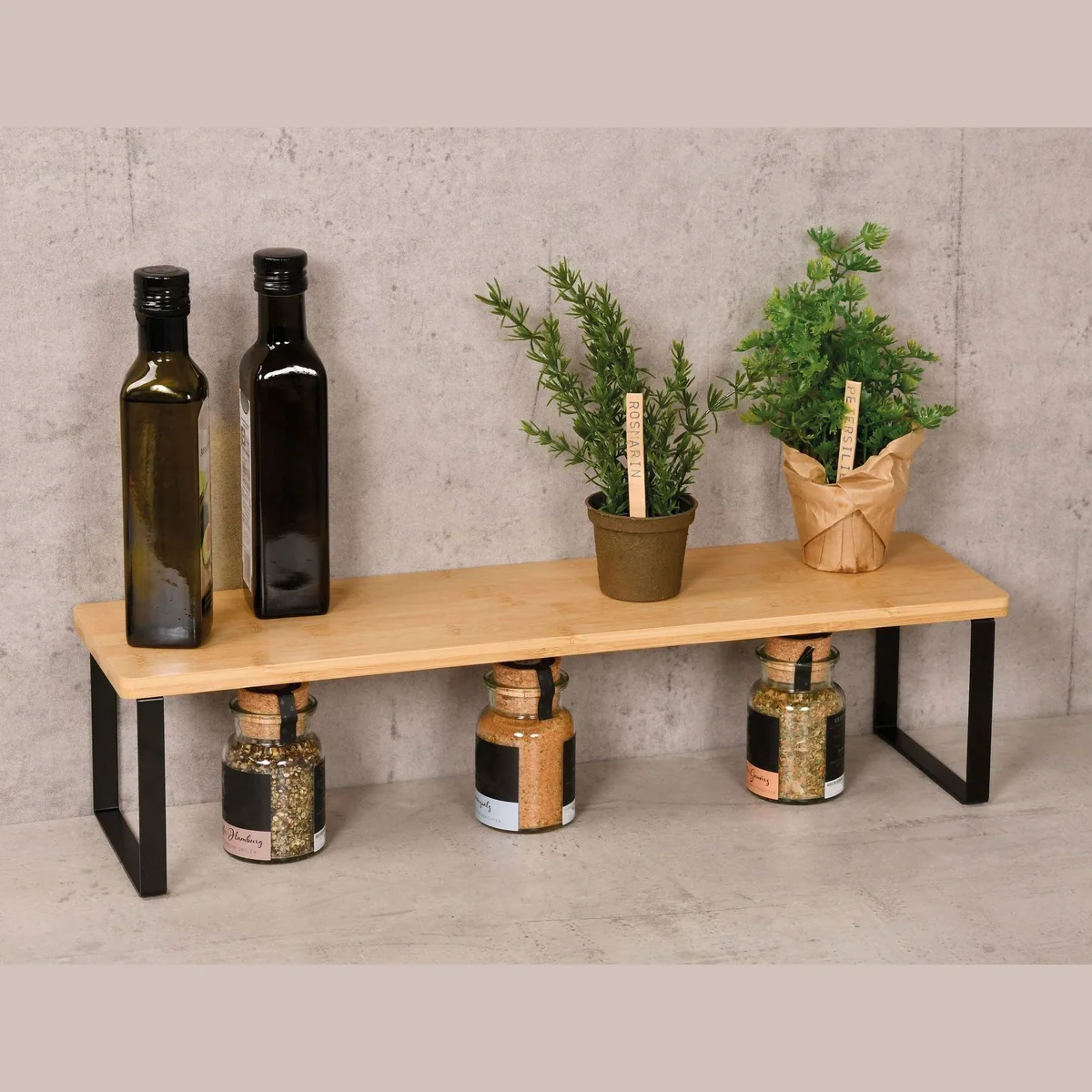 Kesper Ablageregal Küchenregal, modernes Design, vielseitig einsetzbar, mit Metallfüßen 2