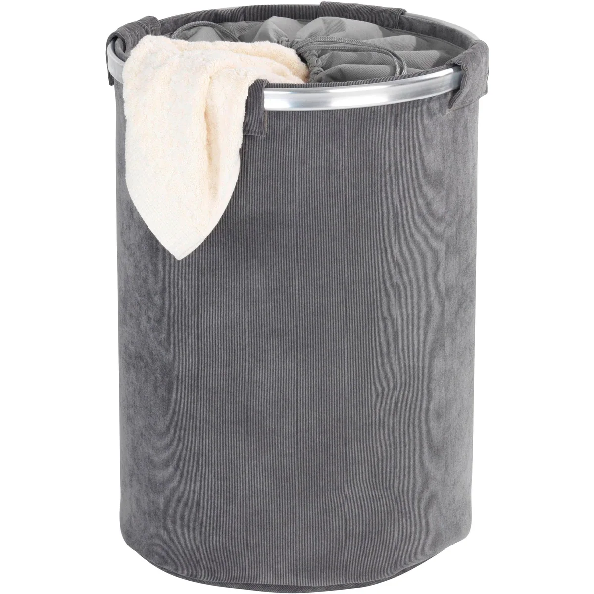 WENKO Wäschebox Cordoba, modernes Design, Aluminiumrahmen, Sichtschutz 2