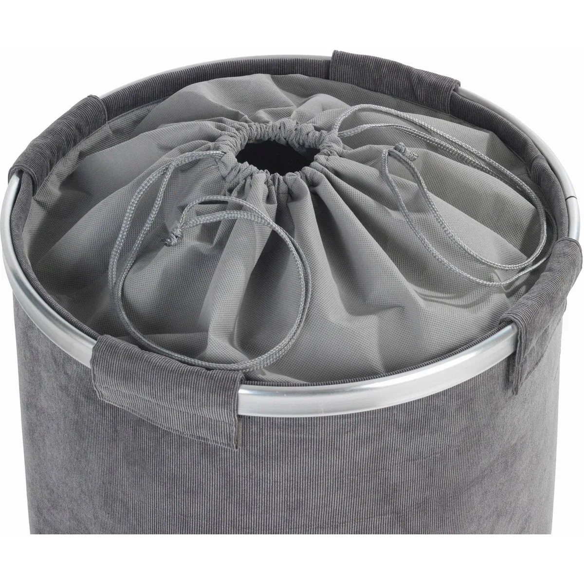 WENKO Wäschebox Cordoba, modernes Design, Aluminiumrahmen, Sichtschutz 3