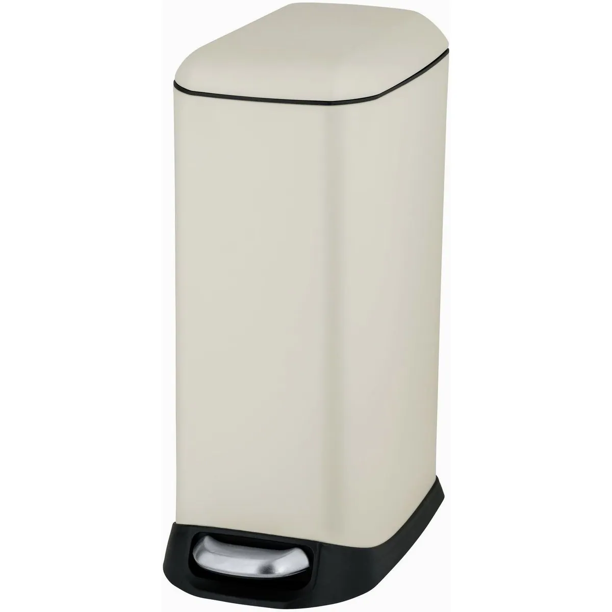 WENKO Design Treteimer, Absenkautomatik, herausnehmbarer Einsatz, elegantes Design