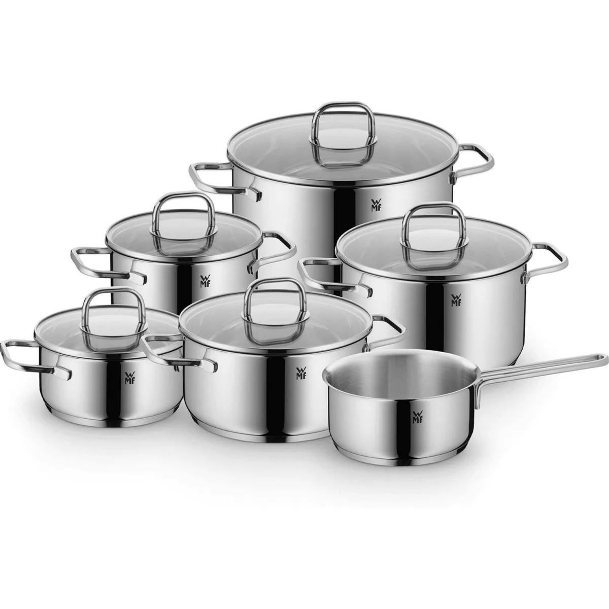 WMF Topf-Set Inspiration Induktion, energiesparend, rostfreier Edelstahl — 11-teilig 5