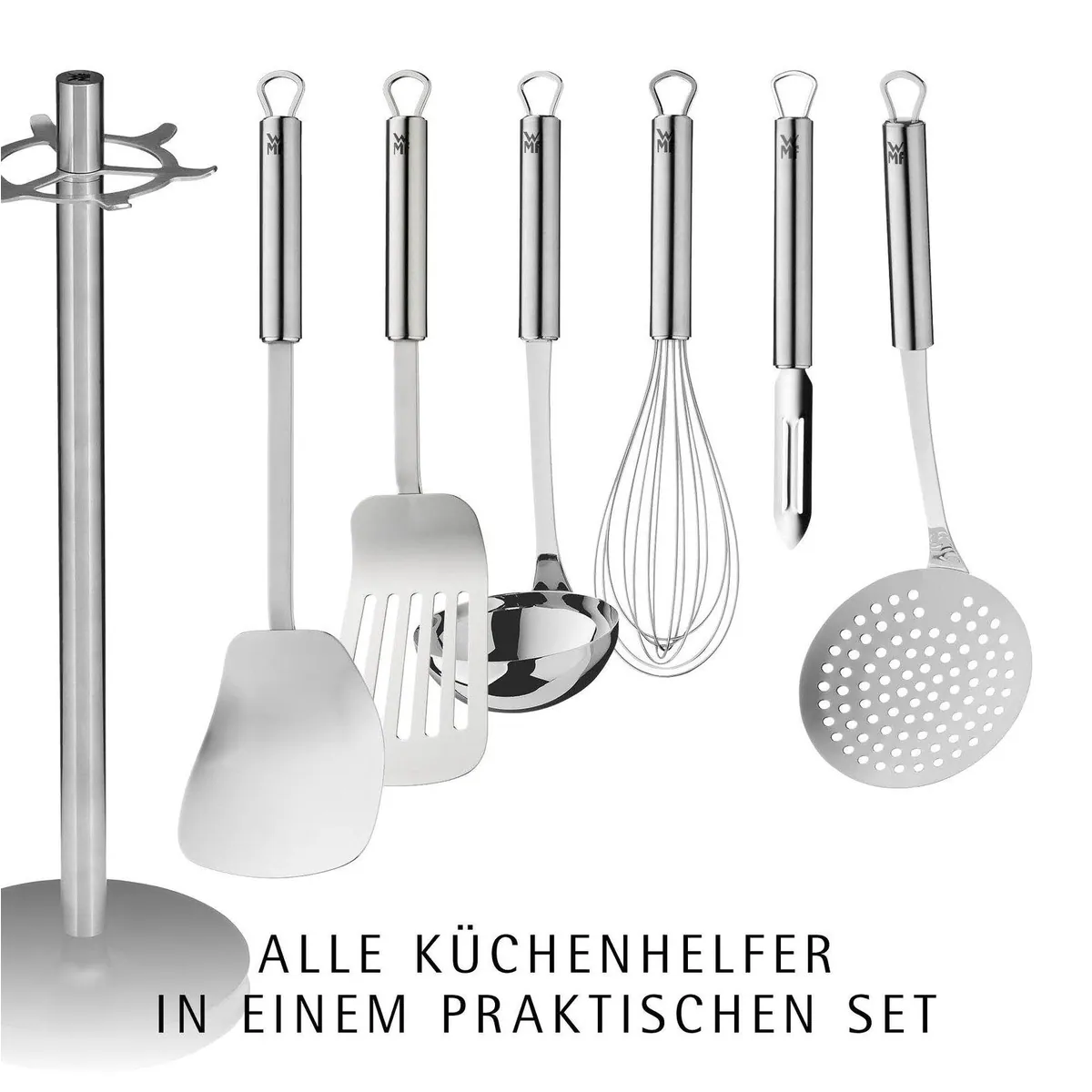 WMF Profi Plus Kochbesteck-Set, 7-teilig, aus Cromargan Edelstahl 18/10 2