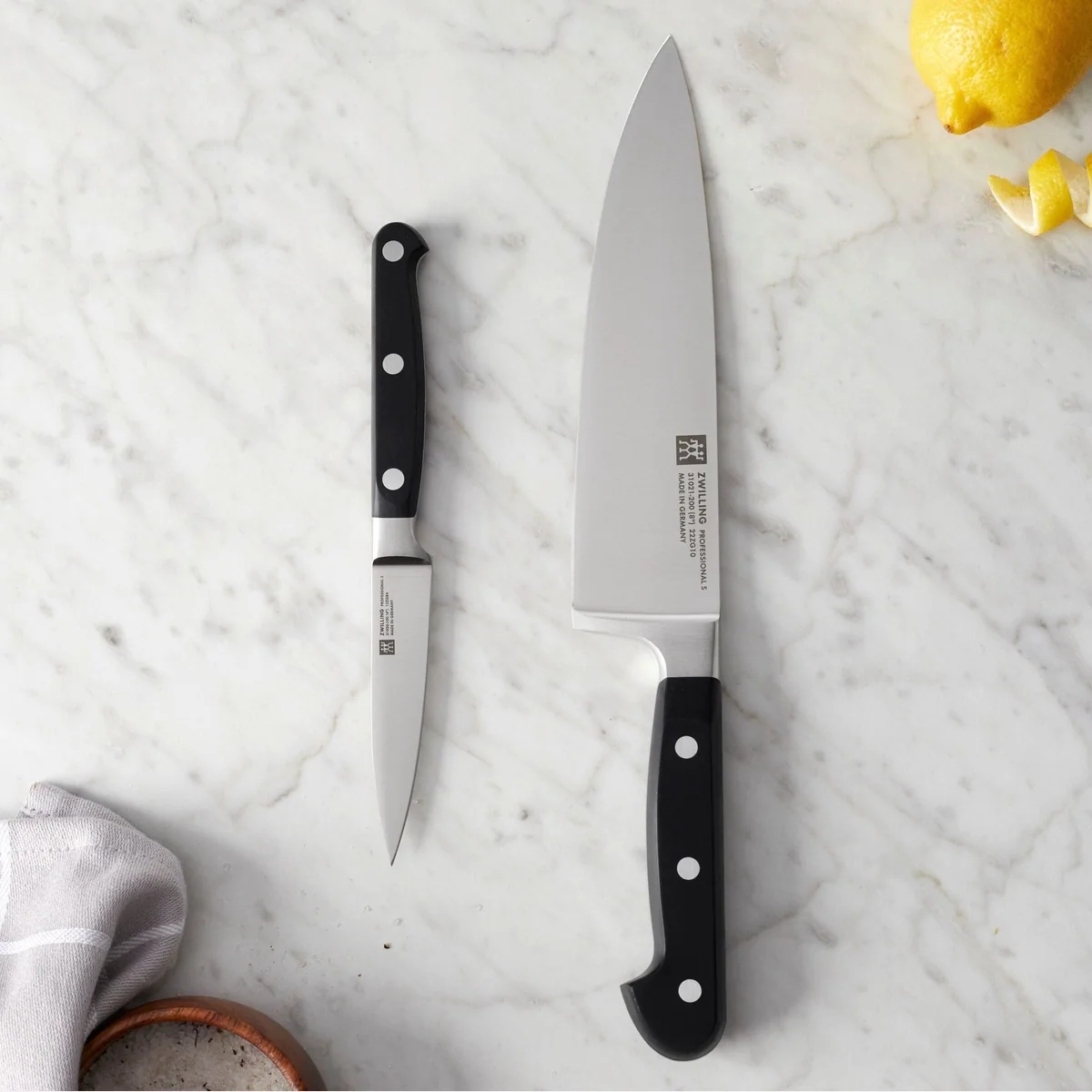 Zwilling Professional S Messer-Set, 2-tlg., Spick- und Garniermesser & Kochmesser — ergonomisches Design, langlebige Klingen, deutsche Qualität 2