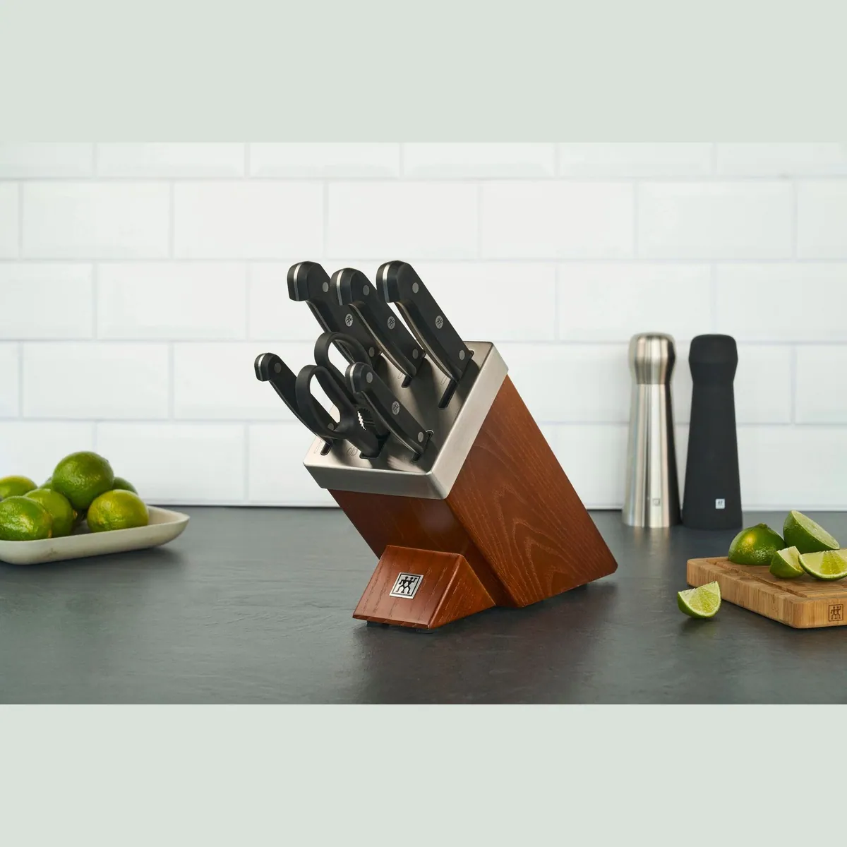 Zwilling Messerblock Gourmet, 7-teilig, selbstschärfend mit KIS Technologie 2