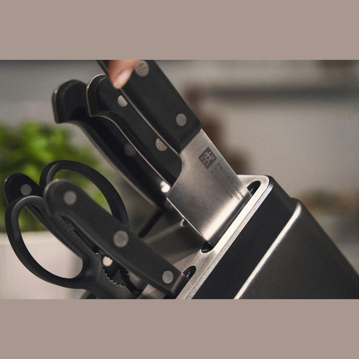 Zwilling Gourmet Messerblock (7tlg), selbstschärfend, Made in Germany 5